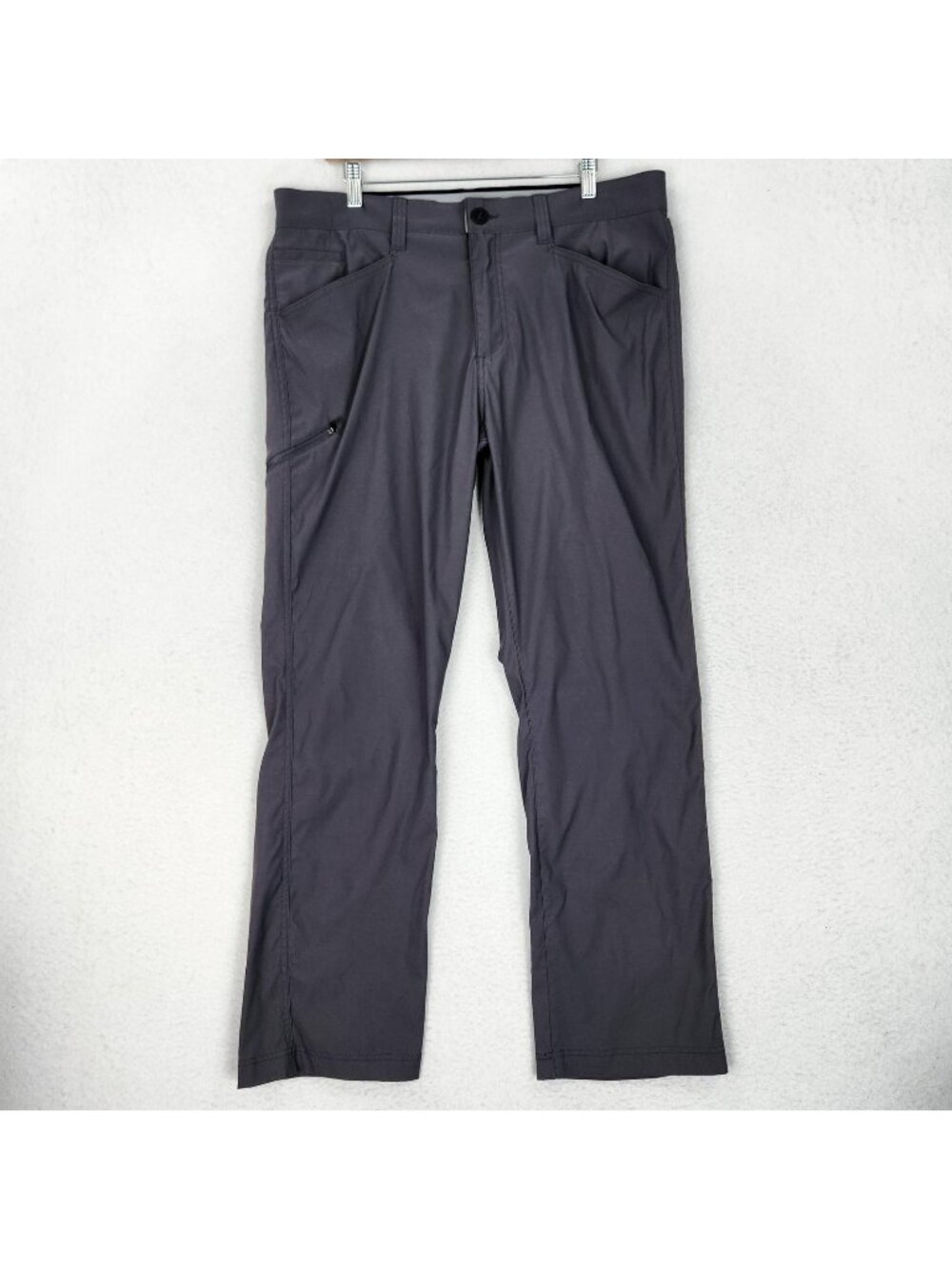 Orvis Pants Mens 36x30 Gray Cargo Straight Leg Water Repellent Stretch Outdoor
